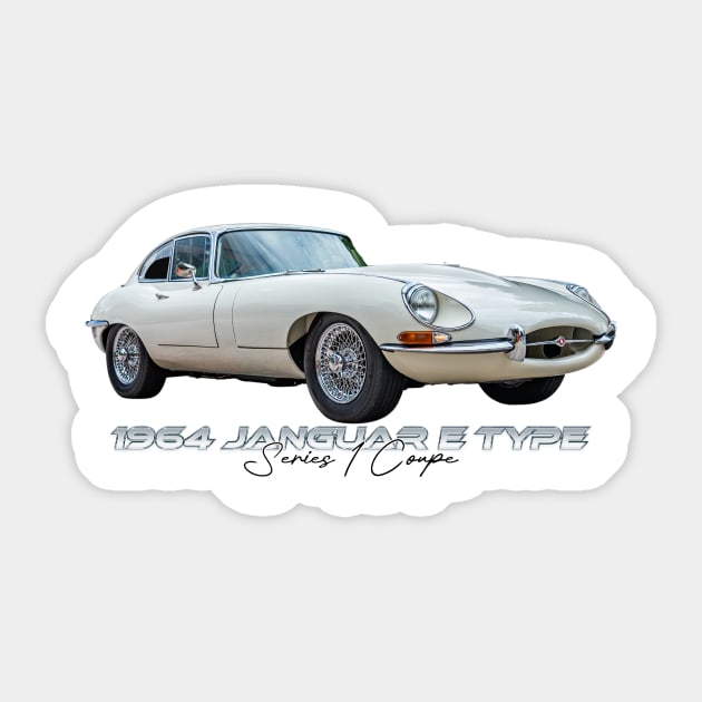 1964 Jaguar E-Type Series 1 Coupe Sticker by Gestalt Imagery